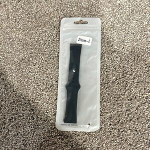 Black Silicone 20mm Replacement Watch Band - Universal Fit